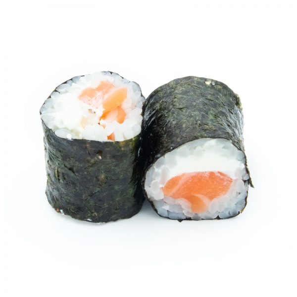 Maki salmon con queso