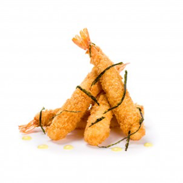 Tempura langostino con salsa mayonesa japonesa