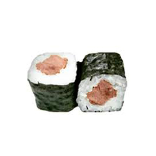 Maki de pato frito con salsa hoisin y spicy mayonesa