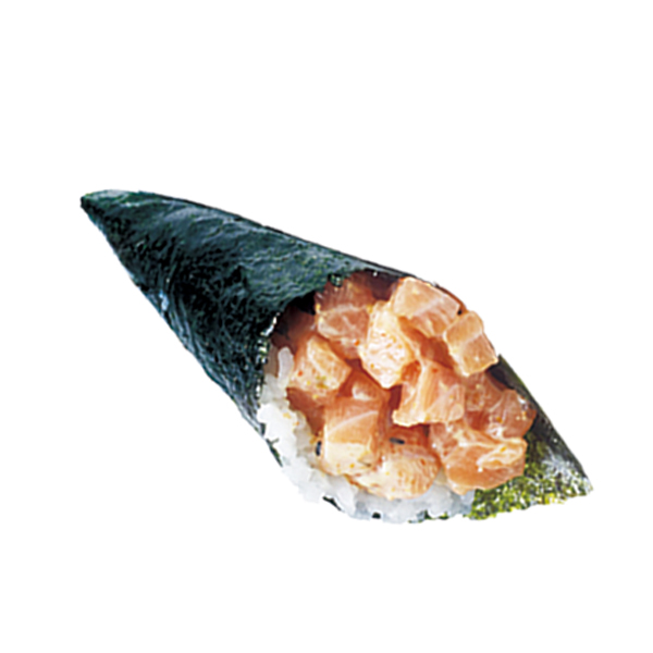 Temaki salmon picante