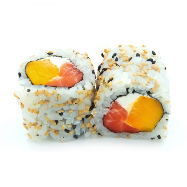 Cheese Salmón mango roll