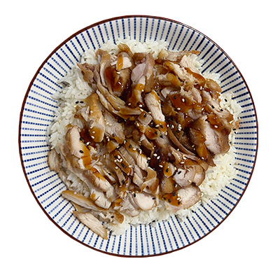 Pollo Teriyaki con arroz