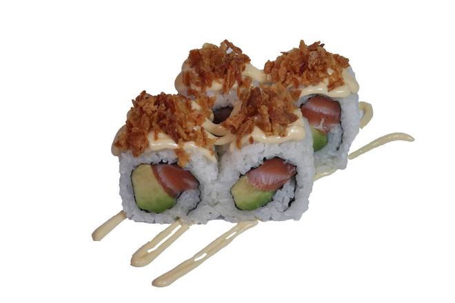 Crunch salmon frito roll