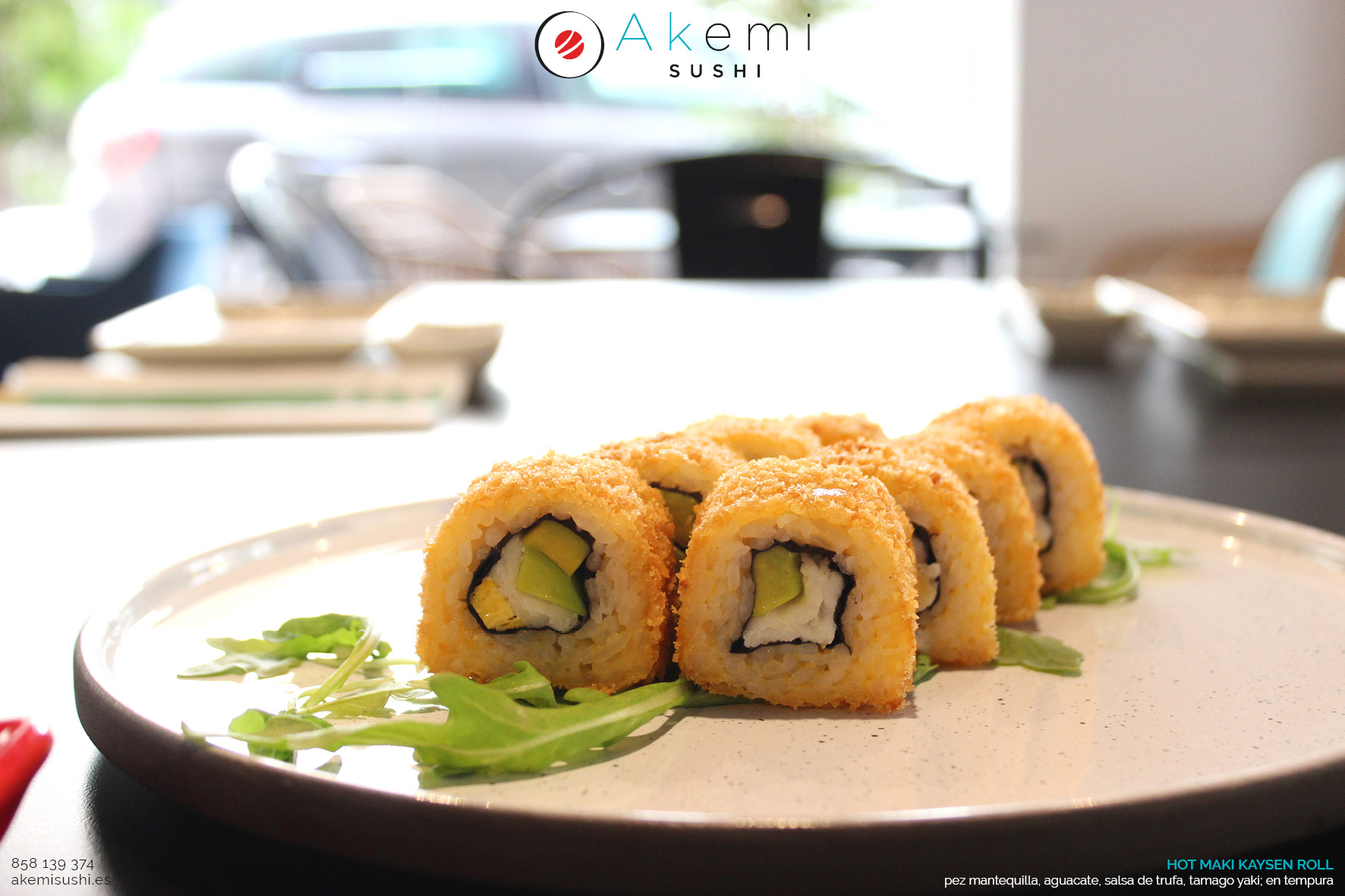 TEMPURIZADOS ROLL DE PEZ MANTEQUILLA
