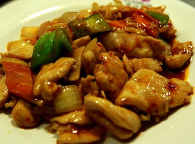 pollo con salsa picante辣子鸡肉